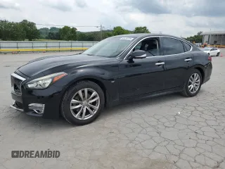 2017 Infiniti Q70 3.7 with VIN JN1BY1AP9HM740222, listed as a Copart auction lot 60535725 with 64,213 mi miles and Salvage title. Bid and sale history available at DreamBid. Image 1.