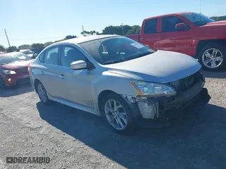 2014 Nissan Sentra SV with VIN 3N1AB7AP8EY318015, listed as a IAAI auction lot 41815001 with 88,251 mi miles. Bid and sale history available at carsss.com. Image 1.