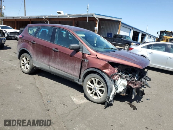 2018 Ford Escape S with VIN 1FMCU0F75JUC94927, listed as a Copart auction lot 52801365 with 81,683 mi miles and Salvage Title. Bid and sale history available at carsss.com. Image 4.