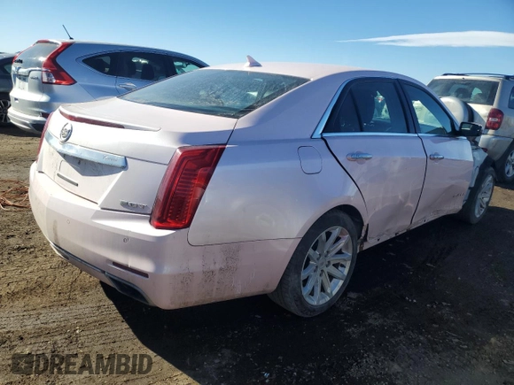 2014 Cadillac CTS Sedan RWD with VIN 1G6AP5SX2E0141511, listed as a Copart auction lot 85970664 with 157,412 mi miles and Salvage Title. Bid and sale history available at carsss.com. Image 3.