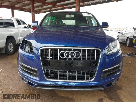2015 Audi Q7 Premium Plus with VIN WA1LGAFE7FD010831, listed as a IAAI auction lot 41746007 with 106,796 mi miles and . Bid and sale history available at DreamBid. Image 12.