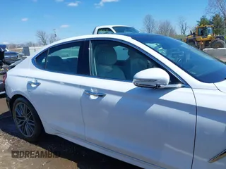 2019 Genesis G70 Advanced with VIN KMTG34LE2KU030490, listed as a IAAI auction lot 41976903 with 61,660 mi miles and . Bid and sale history available at carsss.com. Image 13.