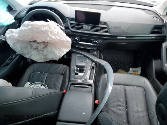 2019 Audi Q5 Premium Plus with VIN WA1BNAFY9K2027261, listed as a Copart auction lot 59042595 with Not provided miles and Salvage title. Bid and sale history available at DreamBid. Image 8.