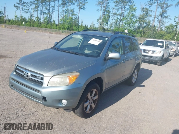 2008 Toyota RAV4 Ltd with VIN JTMZK31V386012553, listed as a IAAI auction lot 42045642 with 206,102 mi miles. Bid and sale history available at carsss.com. Image 2.