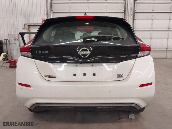 2023 Nissan LEAF SV PLUS with VIN 1N4CZ1CV8PC561920, listed as a IAAI auction lot 41176893 with NaN miles. Bid and sale history available at carsss.com. Image 17.