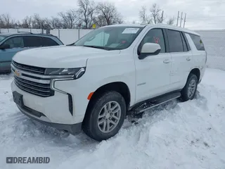 2023 Chevrolet Tahoe LT with VIN 1GNSKNKD8PR236585, listed as a IAAI auction lot 41529148 with 55,377 mi miles. Bid and sale history available at carsss.com. Image 18.