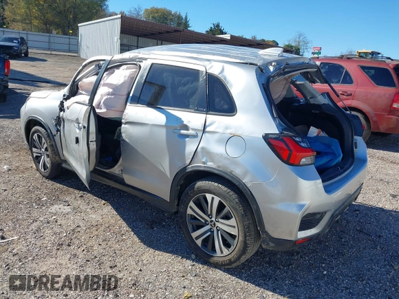 2021 Mitsubishi Outlander Sport SE with VIN JA4APVAU5MU012846, listed as a IAAI auction lot 41055582 with 1 mi miles. Bid and sale history available at carsss.com. Image 3.