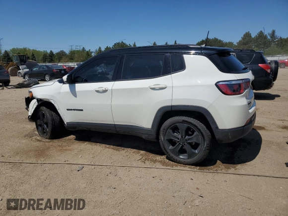 2019 Jeep Compass Latitude with VIN 3C4NJDBB6KT828486, listed as a Copart auction lot 56137755 with 47,119 mi miles and Salvage title. Bid and sale history available at DreamBid. Image 2.
