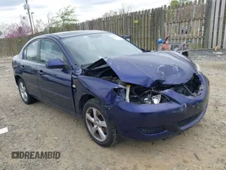 2005 Mazda 3 i with VIN JM1BK12F051341703, listed as a IAAI auction lot 42016708 with 164,188 mi miles and . Bid and sale history available at DreamBid. Image 1.