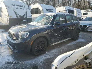 2024 MINI Countryman Cooper S with VIN WMZ83BR03R3R54844, listed as a Copart auction lot 87876155 with 15,242 mi miles and Salvage Title. Bid and sale history available at carsss.com. Image 1.