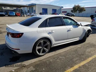 2018 Audi S4 Premium Plus z VIN WAUB4AF43JA115973, wystawiony jako Copart lot #86988524 z przebiegiem 60 931 mil mil oraz Szkoda całkowita • Salvage title. Historia ofert i sprzedaży dostępna na DreamBid. Obrazek 3.