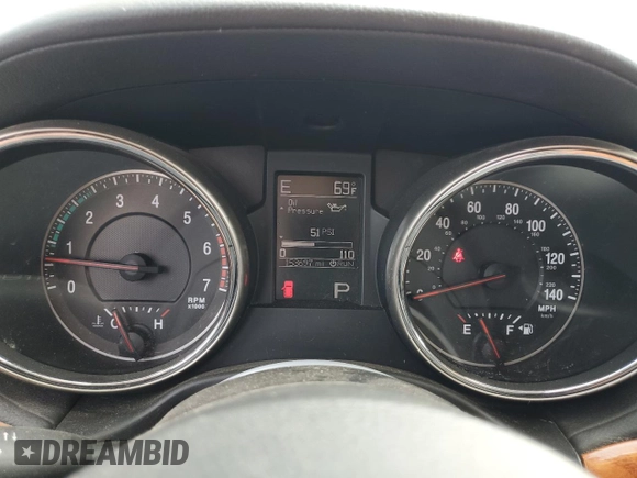 2013 Jeep Grand Cherokee Overland with VIN 1C4RJFCT8DC620547, listed as a Copart auction lot 50946725 with 153,697 mi miles and Clean Title. Bid and sale history available at carsss.com. Image 9.