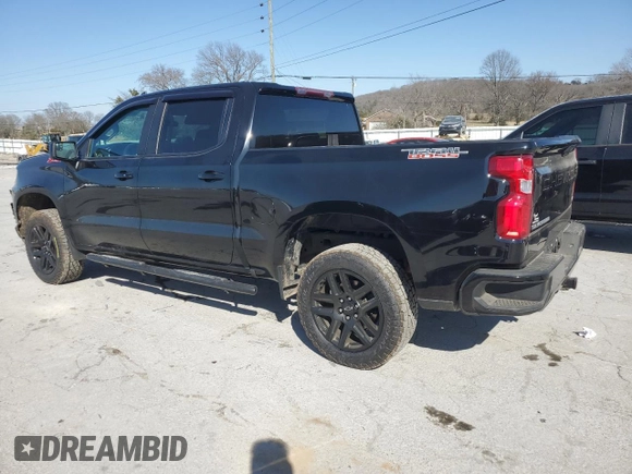 2021 Chevrolet Silverado 1500 LT Trail Boss with VIN 1GCPYFEDXMZ342045, listed as a Copart auction lot 48592785 with 51,789 mi miles and Salvage Title. Bid and sale history available at DreamBid. Image 2.