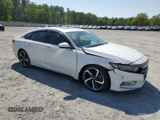 2019 Honda Accord Sport with VIN 1HGCV2F36KA026354, listed as a Copart auction lot 53116515 with 137,663 mi miles and Salvage title. Bid and sale history available at DreamBid. Image 4.