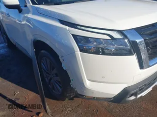 2022 Nissan Pathfinder SL with VIN 5N1DR3CD4NC255923, listed as a IAAI auction lot 41576437 with 30,751 mi miles and . Bid and sale history available at DreamBid. Image 6.
