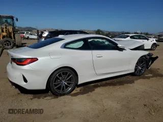 2025 BMW 4 Series 430i с VIN WBA43DA03SCS78789, выставлен на аукционе Copart как лот 60726255 с пробегом 22 503 миль миль и Чистый • Clean title. История ставок и продаж доступна на DreamBid. Изображение 3.