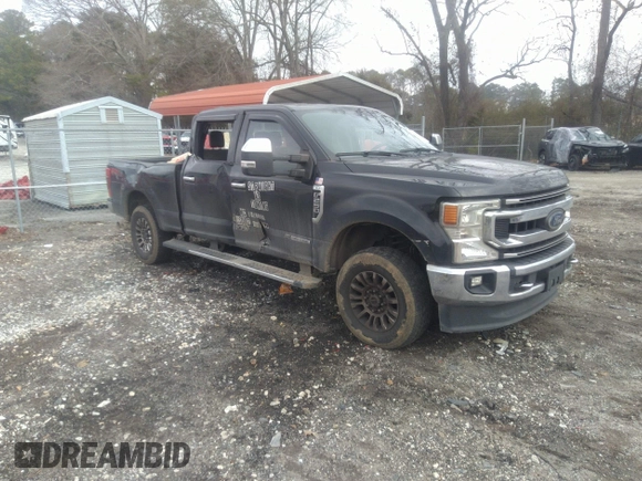 2020 Ford Super Duty F-250 SRW XL with VIN 1FT7W2BT5LED61876, listed as a IAAI auction lot 41526635 with 190,000 mi miles. Bid and sale history available at carsss.com. Image 1.