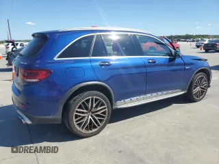 2020 Mercedes-Benz GLC with VIN WDC0G6EB7LF727642, listed as a Copart auction lot 73392554 with 31,585 mi miles and Salvage Title. Bid and sale history available at carsss.com. Image 3.