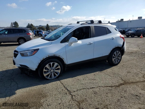 2019 Buick Encore Preferred with VIN KL4CJASB8KB949750, listed as a Copart auction lot 43091445 with 74,670 mi miles and Salvage Title. Bid and sale history available at carsss.com. Image 1.