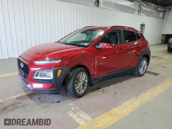 2019 Hyundai Kona SEL with VIN KM8K6CAA6KU257297, listed as a Copart auction lot 53932555 with 59,226 mi miles and Salvage Title. Bid and sale history available at DreamBid. Image 1.