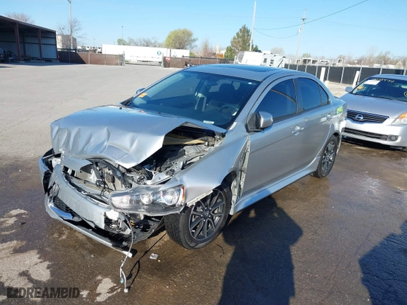 2017 Mitsubishi Lancer ES with VIN JA32U2FU2HU003083, listed as a IAAI auction lot 39001713 with 73566 miles. Bid and sale history available at carsss.com. Image 17.