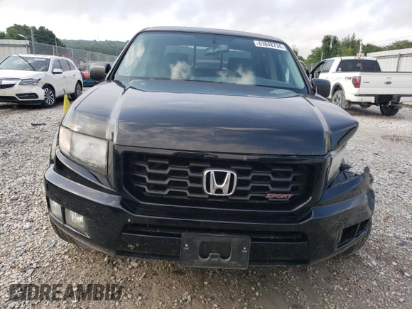 2013 Honda Ridgeline Sport with VIN 5FPYK1F70DB016415, listed as a Copart auction lot 63848734 with 76,429 mi miles and Salvage Title. Bid and sale history available at carsss.com. Image 5.