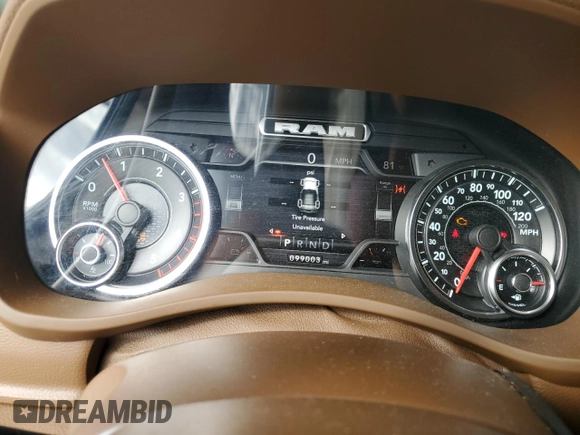 2022 Ram 2500 Laramie with VIN 3C6UR5FL9NG170275, listed as a Copart auction lot 57064275 with 99,003 mi miles and Salvage title. Bid and sale history available at DreamBid. Image 9.