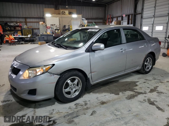 2009 Toyota Corolla with VIN JTDBL40E19J025404, listed as a Copart auction lot 48001935 with 177,159 mi miles and Clean Title. Bid and sale history available at carsss.com. Image 1.