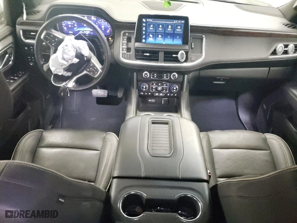 2023 Chevrolet Tahoe Premier with VIN 1GNSKSKD3PR315306, listed as a Copart auction lot 85726424 with 37,199 mi miles and Salvage Title. Bid and sale history available at carsss.com. Image 8.