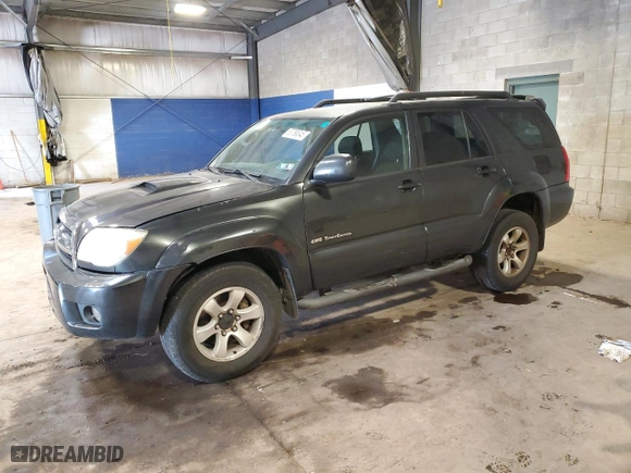2006 Toyota 4Runner SR5 with VIN JTEBU14R668055117, listed as a Copart auction lot 53798345 with 202,593 mi miles and Salvage Title. Bid and sale history available at carsss.com. Image 1.