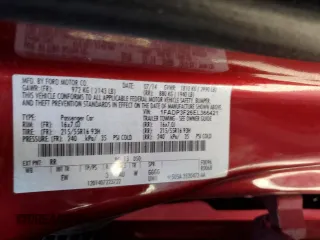 2014 Ford Focus SE with VIN 1FADP3F26EL366421, listed as a Copart auction lot 85505114 with 123,323 mi miles and Salvage Title. Bid and sale history available at carsss.com. Image 12.
