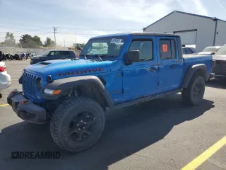 2021 Jeep Gladiator Mojave z VIN 1C6JJTEG6ML599605, wystawiony jako Copart lot #56992665 z przebiegiem Nie podano mil oraz Szkoda całkowita • Salvage title. Historia ofert i sprzedaży dostępna na DreamBid. Obrazek 1.
