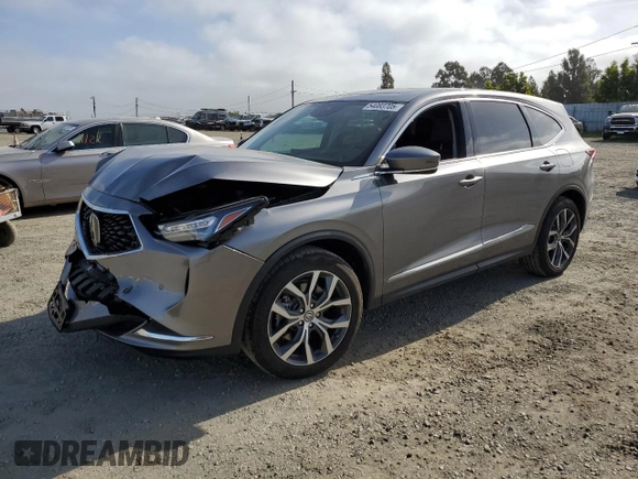 2024 Acura MDX Technology z VIN 5J8YE1H47RL027677, wystawiony jako Copart lot #54083705 z przebiegiem 18 932 mil mil oraz Szkoda całkowita • Salvage title. Historia ofert i sprzedaży dostępna na DreamBid. Obrazek 1.