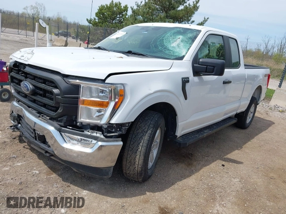 2022 Ford F-150 XL z VIN 1FTEX1EB8NKF26762, wystawiony jako IAAI lot #42217335 z przebiegiem 40 226 mil mil oraz . Historia ofert i sprzedaży dostępna na DreamBid. Obrazek 2.