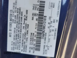2019 Ford Mustang GT z VIN 1FA6P8CF8K5121018, wystawiony jako Copart lot #56198115 z przebiegiem 59 982 mil mil oraz Szkody całkowita. Historia ofert i sprzedaży dostępna na DreamBid. Obrazek 12.