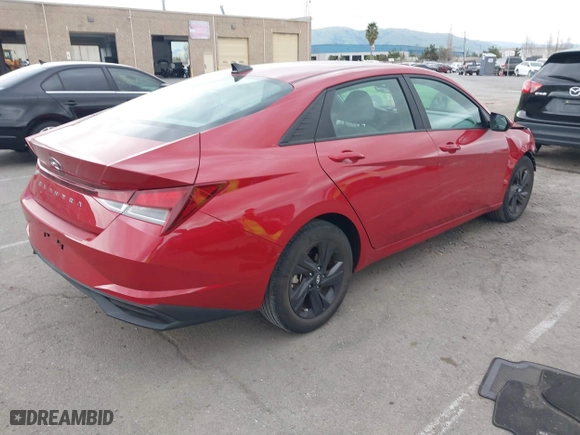 2022 Hyundai Elantra Essential with VIN KMHLM4AG7NU260864, listed as a IAAI auction lot 41778502 with 29,405 mi miles. Bid and sale history available at carsss.com. Image 4.