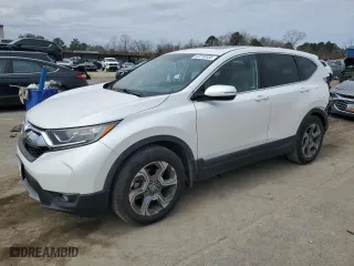 2019 Honda CR-V EX with VIN 5J6RW1H58KA029278, listed as a Copart auction lot 47219135 with 125,454 mi miles and Salvage Title. Bid and sale history available at carsss.com. Image 1.