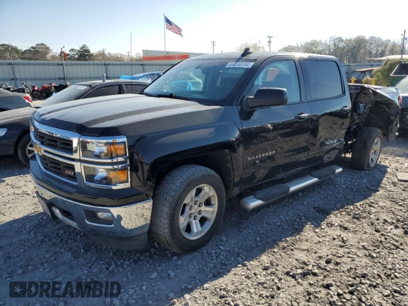 2015 Chevrolet Silverado 1500 LT with VIN 3GCUKREC8FG472406, listed as a Copart auction lot 85276134 with 257,034 mi miles and Salvage Title. Bid and sale history available at DreamBid. Image 1.