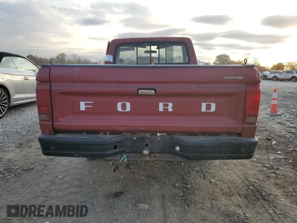 1986 Ford Ranger with VIN 1FTCR10T8GUC40869, listed as a Copart auction lot 77768834 with 53,848 mi miles and Salvage Title. Bid and sale history available at DreamBid. Image 6.
