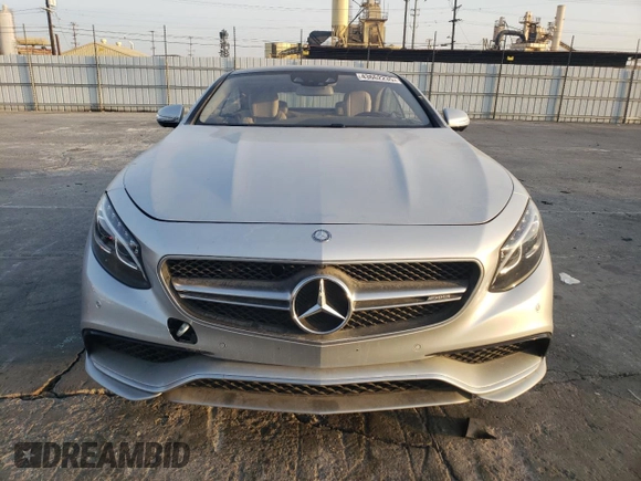 2015 Mercedes-Benz S-Class S 63 AMG with VIN WDDXJ7JB6FA007435, listed as a Copart auction lot 43662235 with 51,362 mi miles and Salvage Title. Bid and sale history available at carsss.com. Image 5.