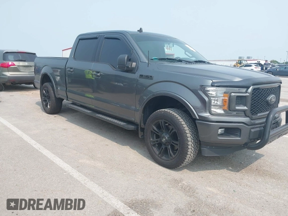 2019 Ford F-150 XL with VIN 1FTFW1E52KFA46500, listed as a IAAI auction lot 42394797 with 79,455 mi miles and . Bid and sale history available at DreamBid. Image 1.