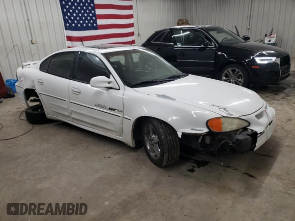 2001 Pontiac Grand Am GT with VIN 1G2NW52E21C196117, listed as a Copart auction lot 41983195 with 0 mi miles and Salvage Title. Bid and sale history available at carsss.com. Image 4.