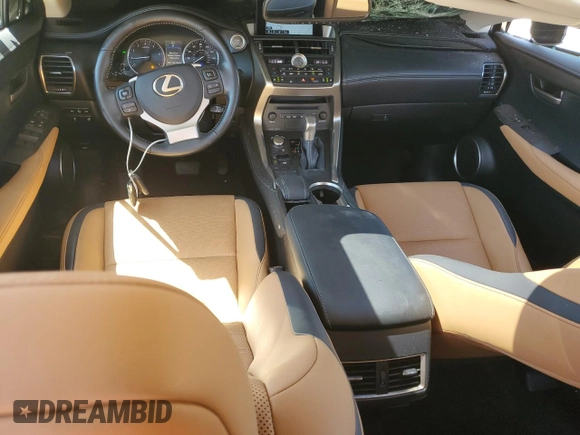 2016 Lexus NX 200t with VIN JTJBARBZ2G2067779, listed as a Copart auction lot 65394335 with 36,573 mi miles and Salvage title. Bid and sale history available at DreamBid. Image 8.