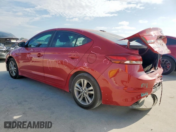 2017 Hyundai Elantra SE with VIN KMHD84LF4HU178396, listed as a Copart auction lot 62370105 with 92,846 mi miles and Salvage title. Bid and sale history available at DreamBid. Image 2.