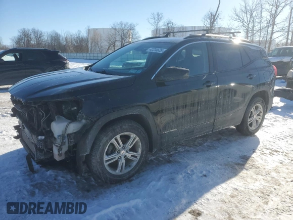 2019 GMC Terrain SLE with VIN 3GKALTEV7KL184512, listed as a Copart auction lot 42234635 with 110,500 mi miles and Non Repairable. Bid and sale history available at carsss.com. Image 1.