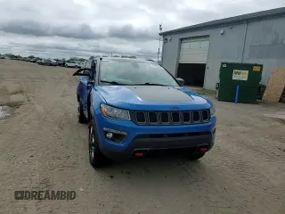 2018 Jeep Compass Trailhawk z VIN 3C4NJDDBXJT342632, wystawiony jako Copart lot #57302595 z przebiegiem 84 160 mil mil oraz Czysty tytuł • Clean title. Historia ofert i sprzedaży dostępna na DreamBid. Obrazek 14.