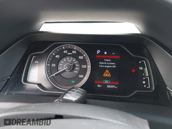 2020 Hyundai Ioniq Blue with VIN KMHC65LC8LU239139, listed as a IAAI auction lot 42216611 with 88,009 mi miles and . Bid and sale history available at DreamBid. Image 7.