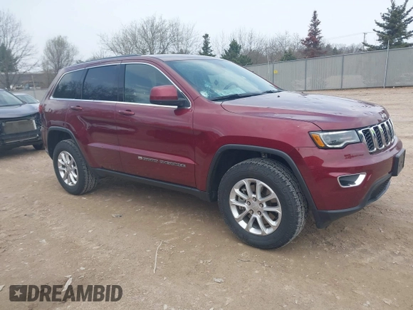 2022 Jeep Grand Cherokee Laredo E z VIN 1C4RJFAG0NC121555, wystawiony jako IAAI lot #42131742 z przebiegiem 35 535 mil mil oraz . Historia ofert i sprzedaży dostępna na DreamBid. Obrazek 1.
