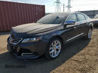 2016 Chevrolet Impala LTZ with VIN 2G1145S30G9158943, listed as a Copart auction lot 55483485 with 105,491 mi miles and Salvage title. Bid and sale history available at DreamBid. Image 1.