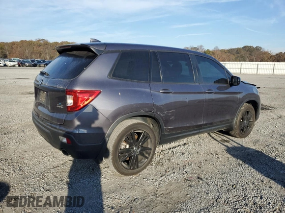 2021 Honda Passport Sport с VIN 5FNYF7H20MB014682, выставлен на аукционе Copart как лот 81172074 с пробегом 36 420 миль миль и Списание • Salvage title. История ставок и продаж доступна на DreamBid. Изображение 3.